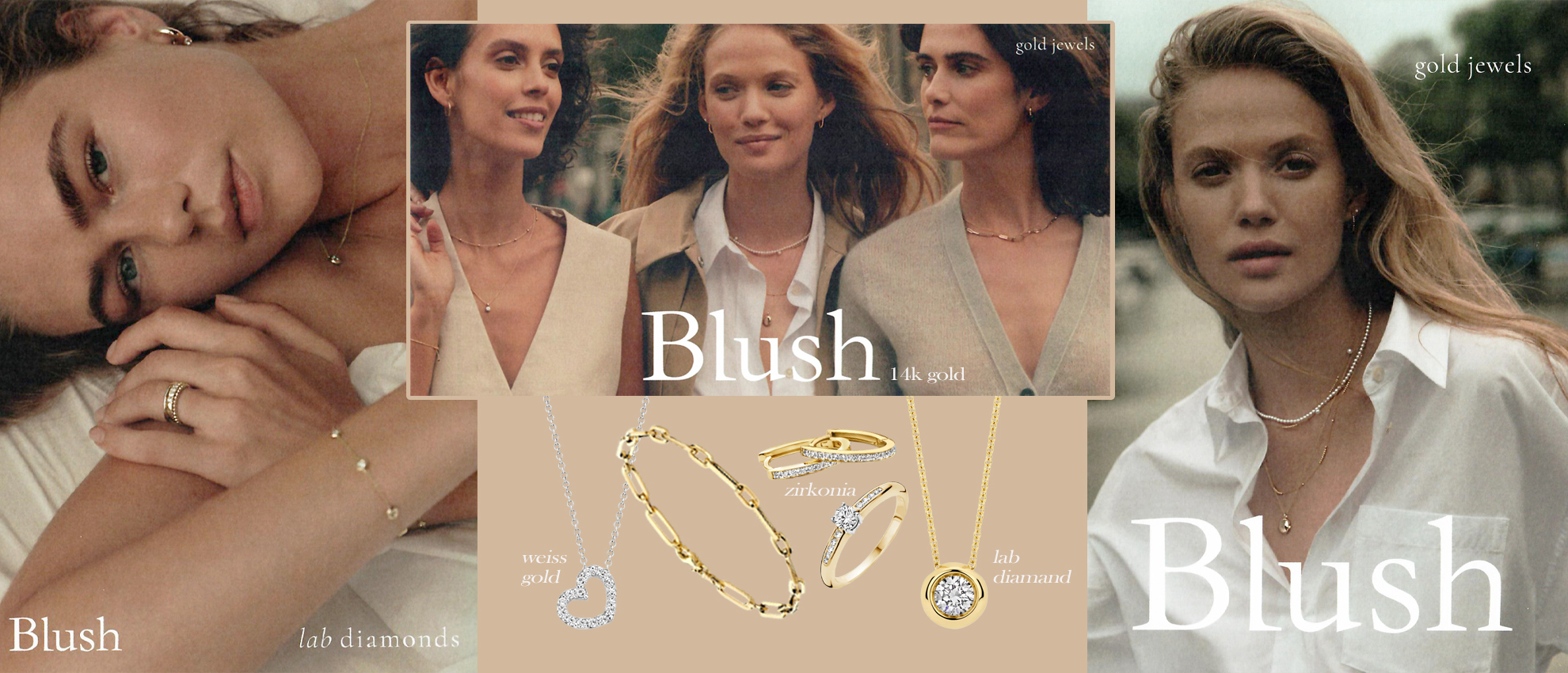 Blush - gold jewels 14k