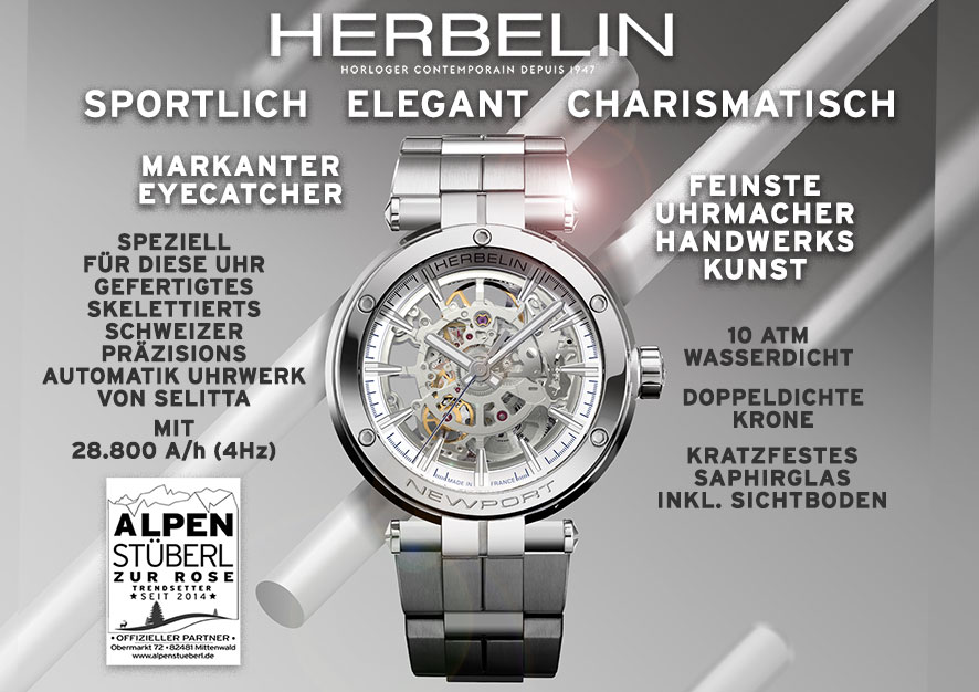 Herbelin Newport Automatik Skeleton